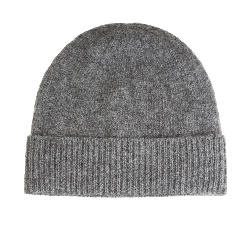 men s lambswool blend charcoal beanie scaled