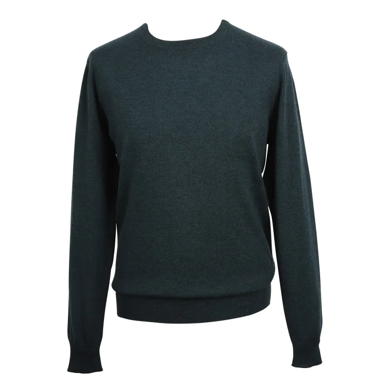 men s merino wool crew neck sweater lugano