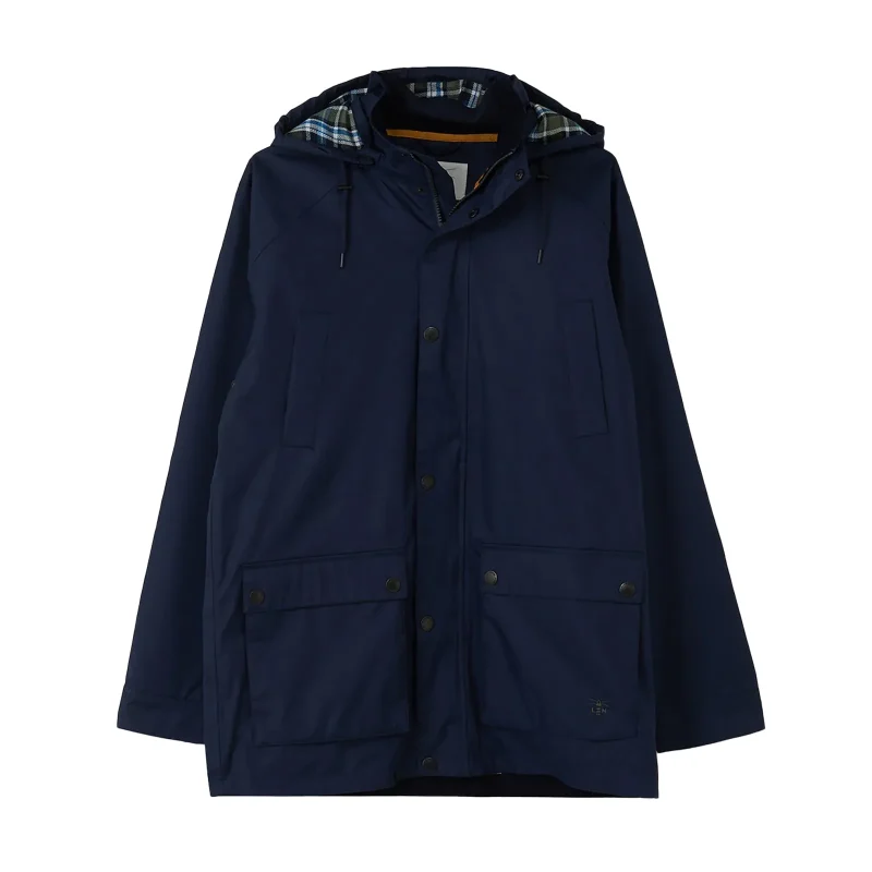 men s navy oxford coat