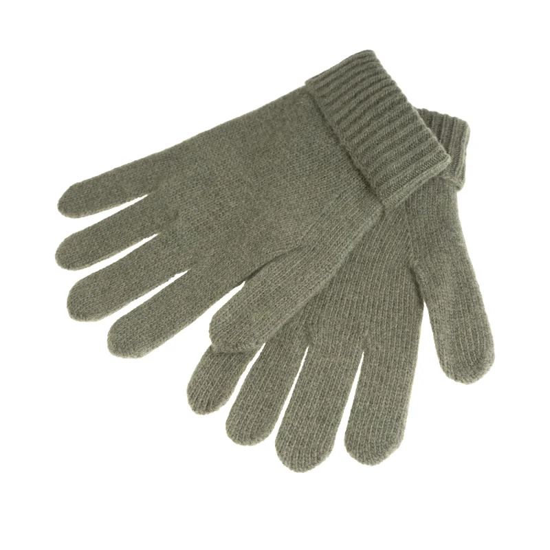 men s olive lambswool blend gloves scaled