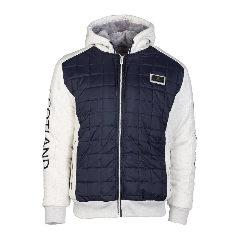 men s scotland george jacket in off white navy