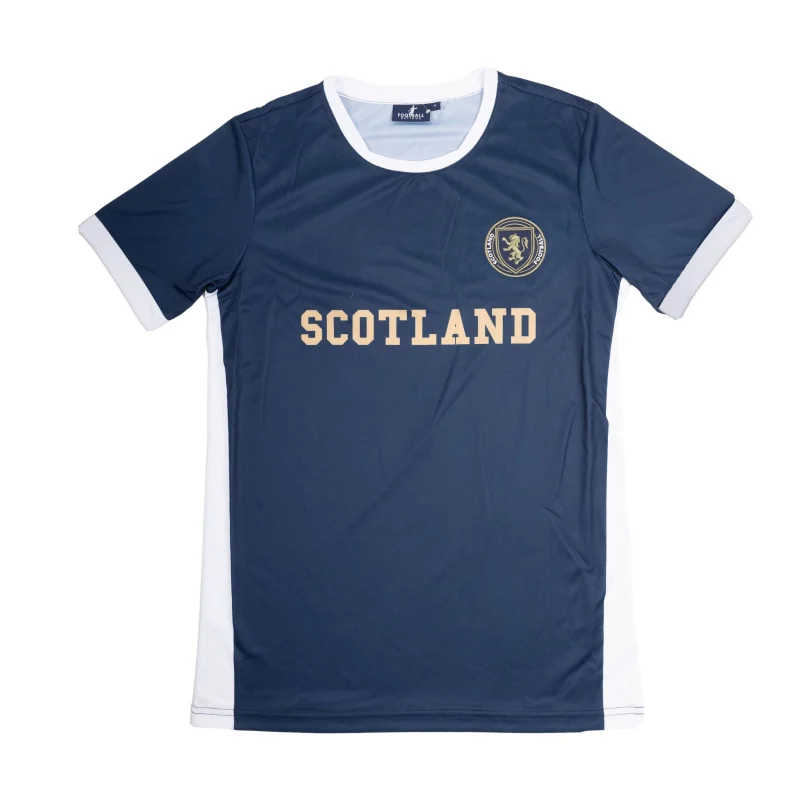 men s scotland soccer jersey navy white