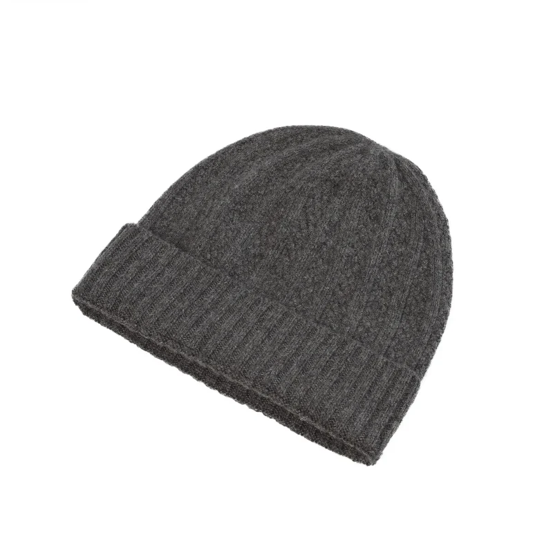 men s seed stitch ribbed snapback beanie ptarmigan