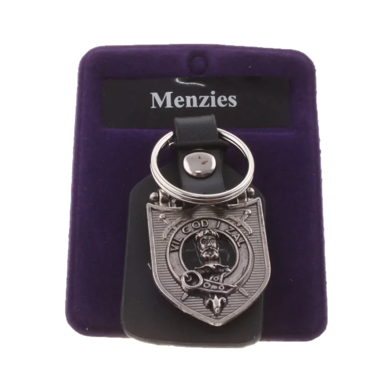 menzies clan crest keyring for men