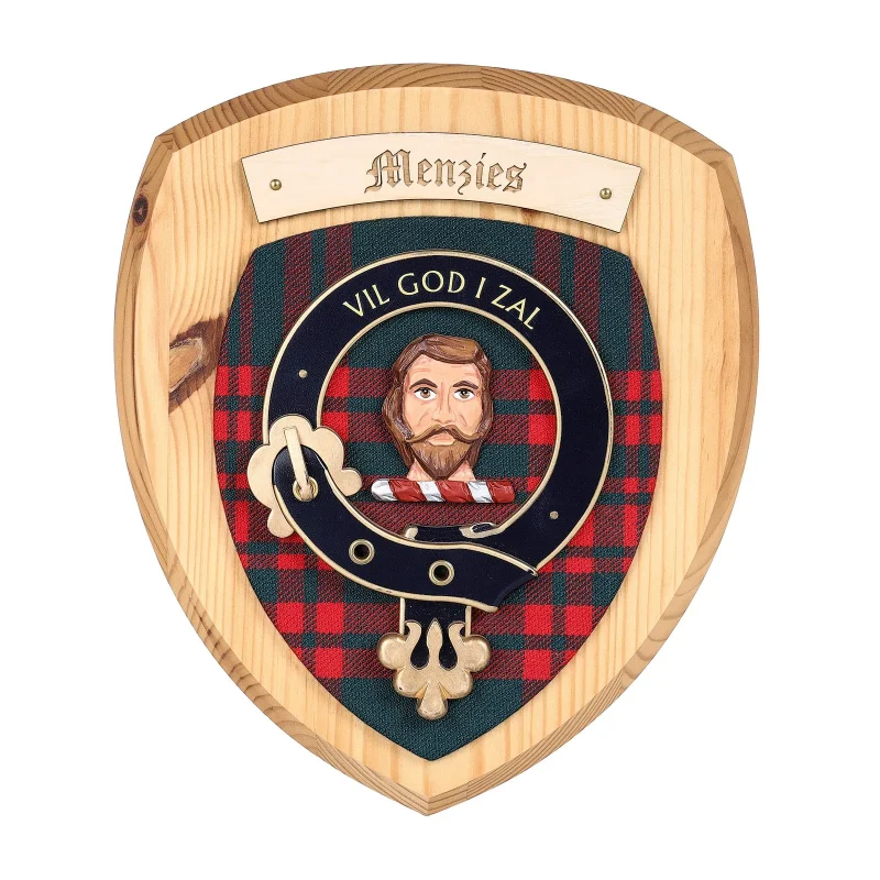 menzies clan wall plaque for home decor