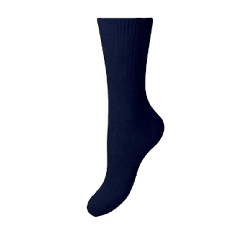 merino anklet socks for women navy