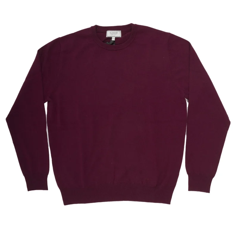 merino wool men s crew neck sweater barolo