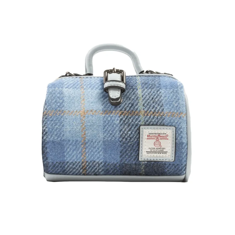 mini doctor bag blue tartan collection