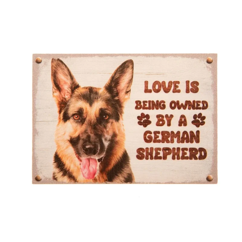 mini german shepherd fridge magnet