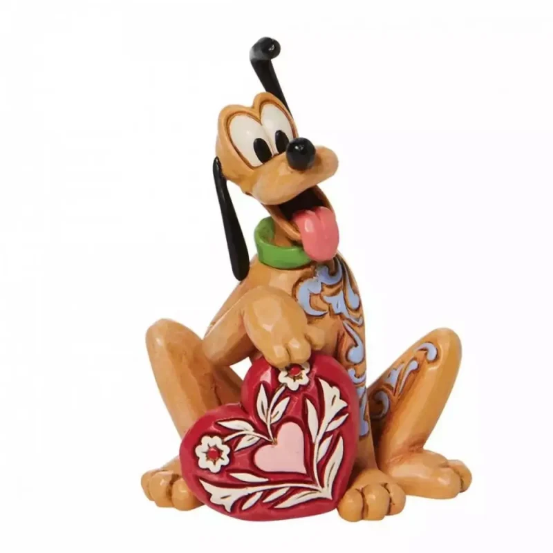 mini heart pluto figurine