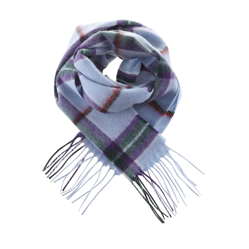 mini world peace tartan lambswool scarf