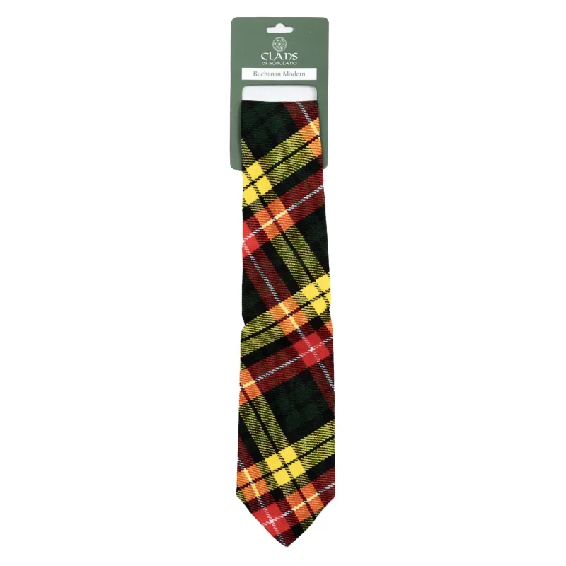 modern buchanan tartan tie