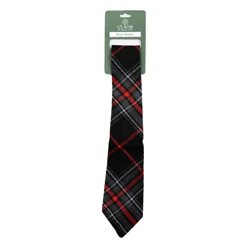 modern tartan tie bruce