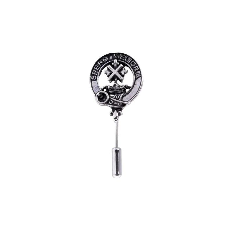 moffat clan crest lapel pin