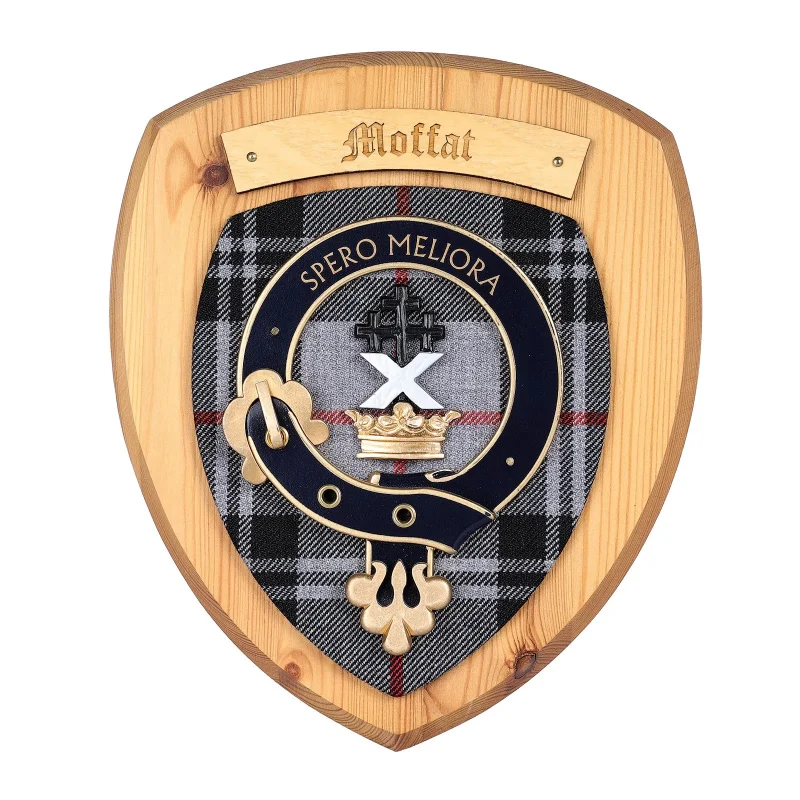 moffat clan wall plaque