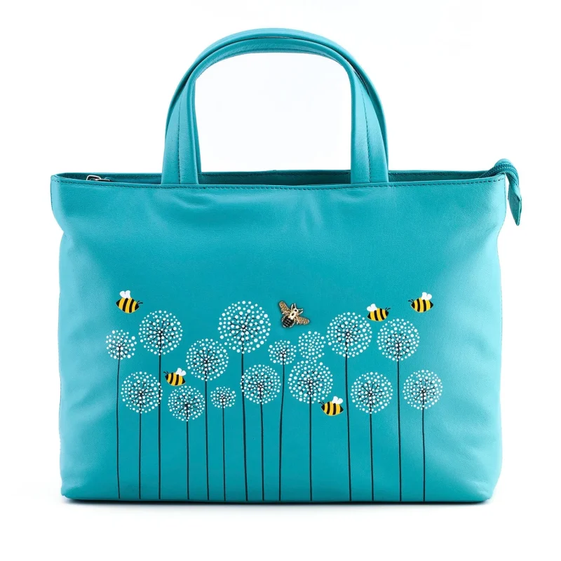 moonflower turquoise grab bag