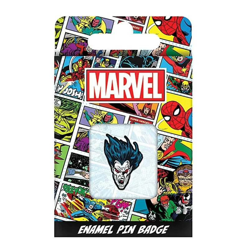 morbius marvel enamel pin badge