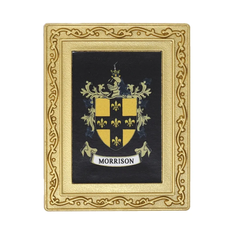 morrison coat of arms fridge magnet