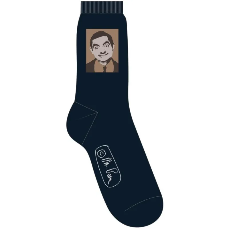 mr bean funny face socks