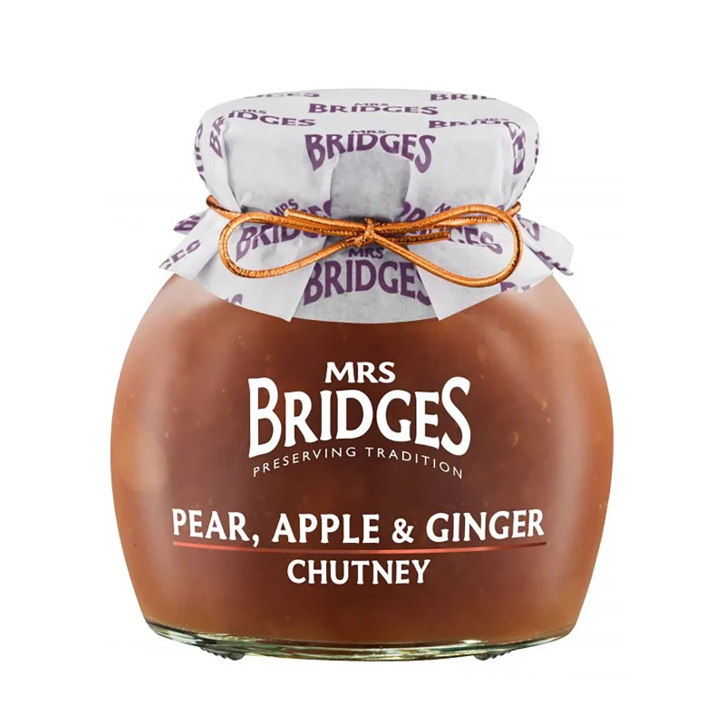 mrs bridges pear apple ginger chutney