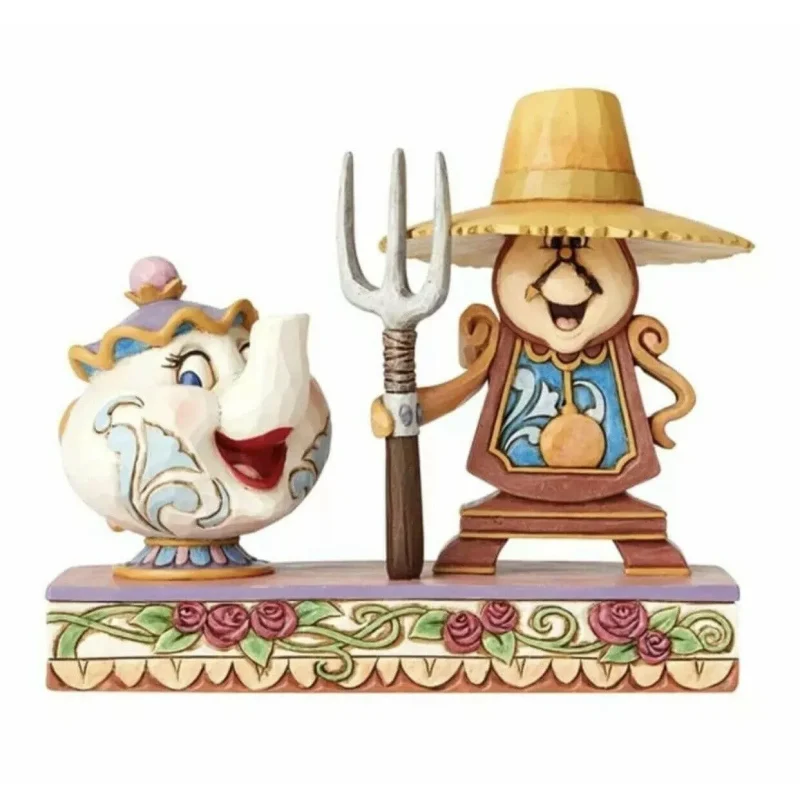 mrs potts cogsworth disney figurine