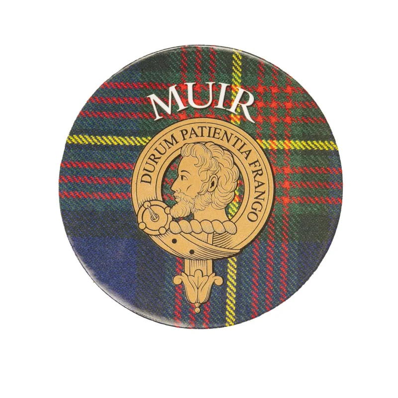 muir family round cork coaster