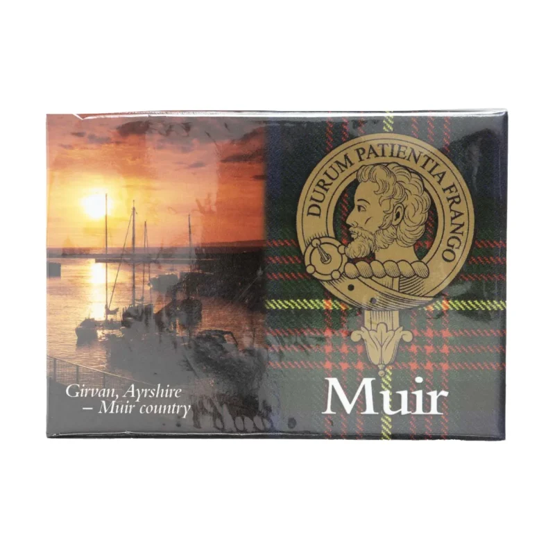 muir family scenic magnet clan design