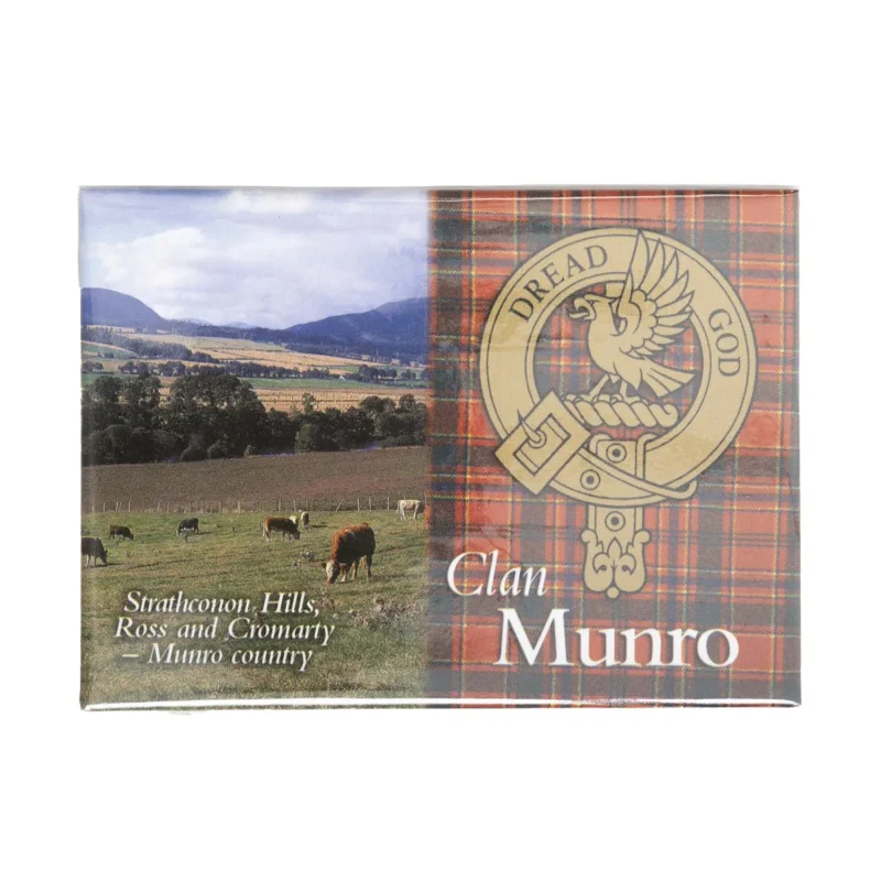 munro clan family scenic magnet