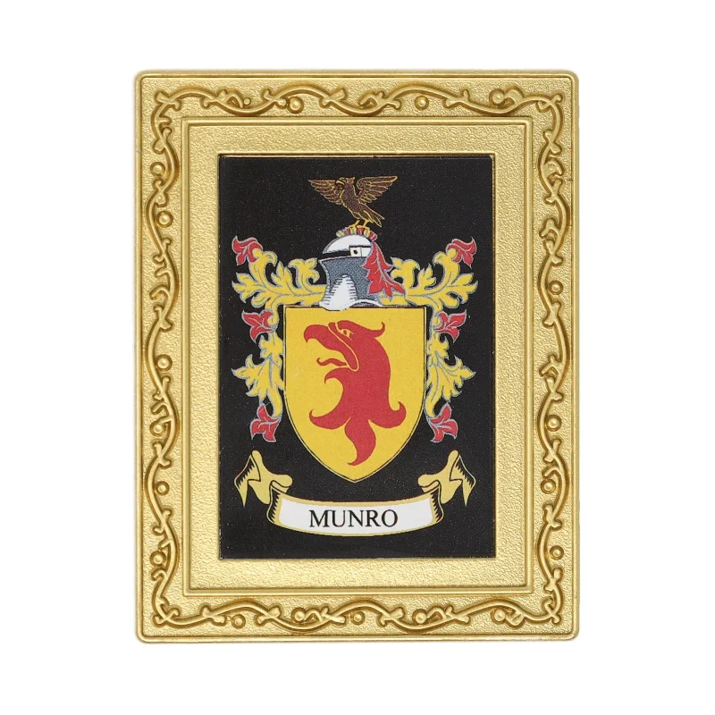 munro coat of arms fridge magnet