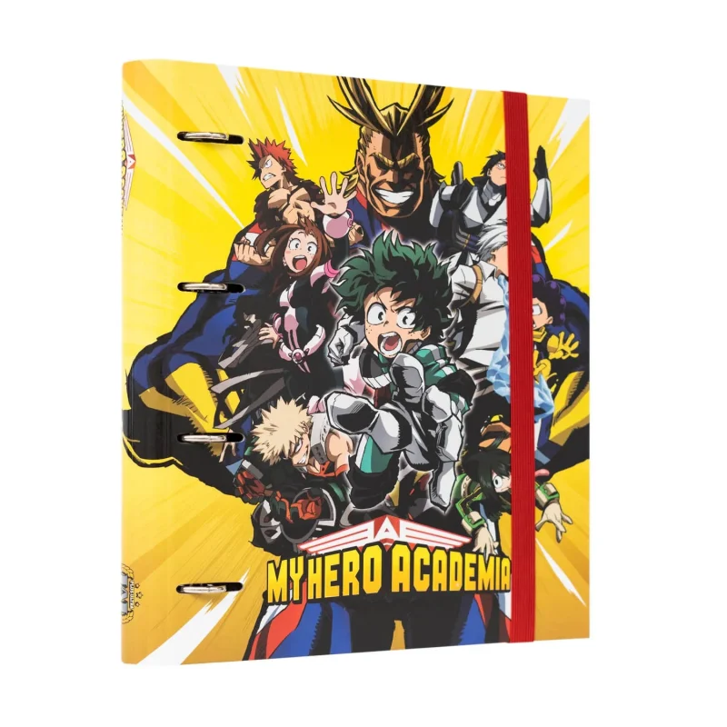 my hero academia 4 ring binder