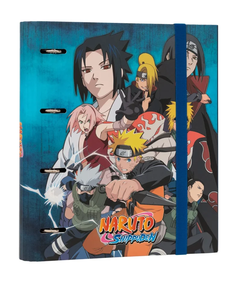 naruto 4 ring binder for fans