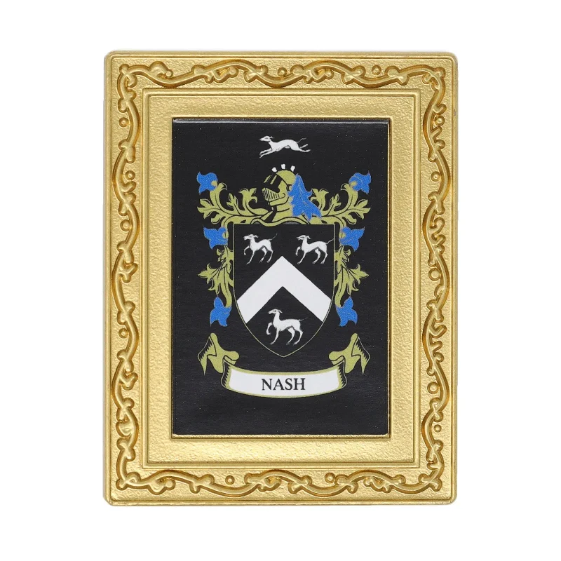 nash coat of arms fridge magnet