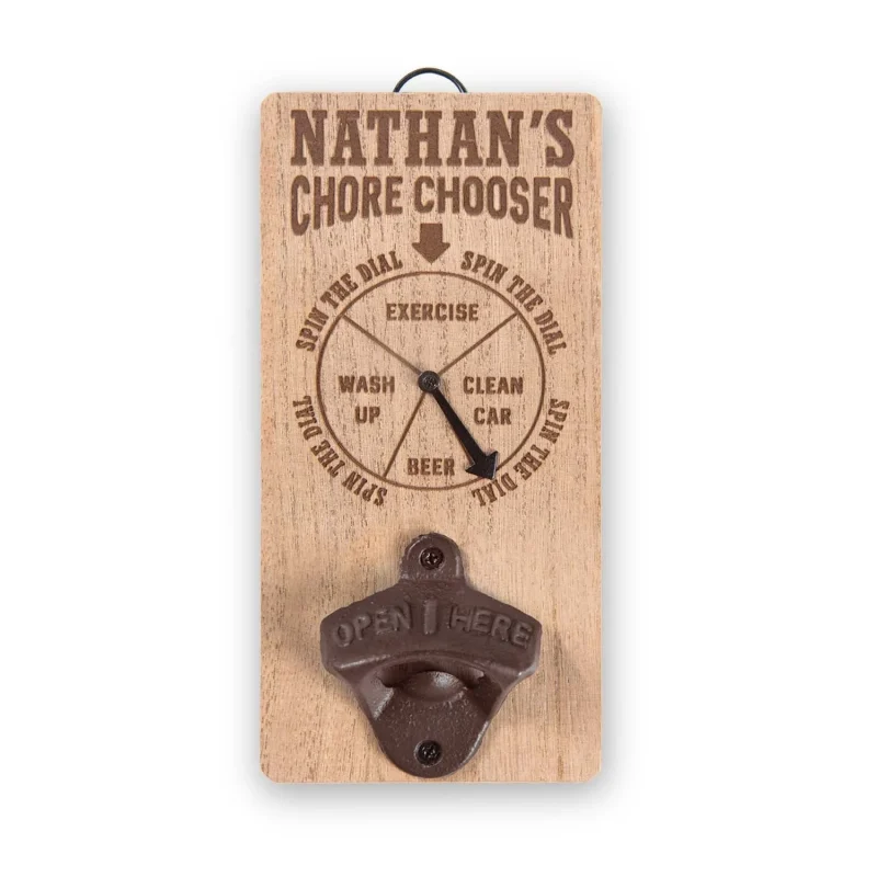 nathan chore chooser bottle opener