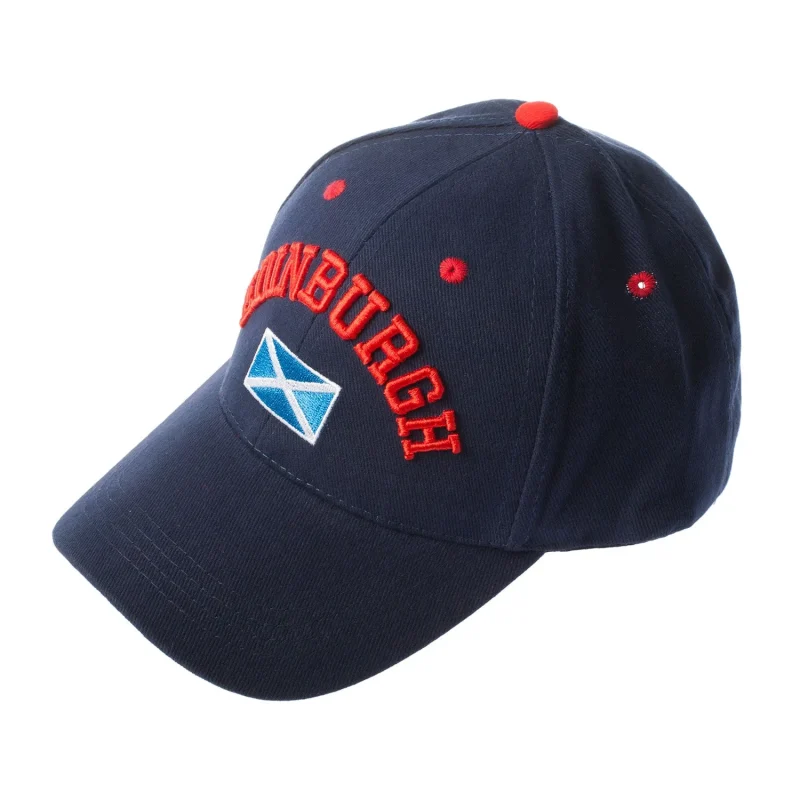 navy 3d edinburgh saltire baseball cap