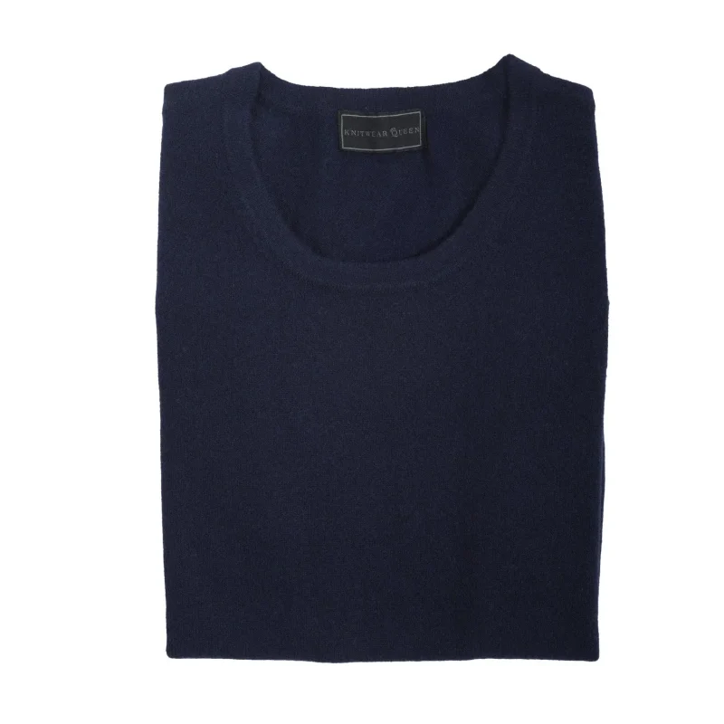 navy cashmere hannah tank top