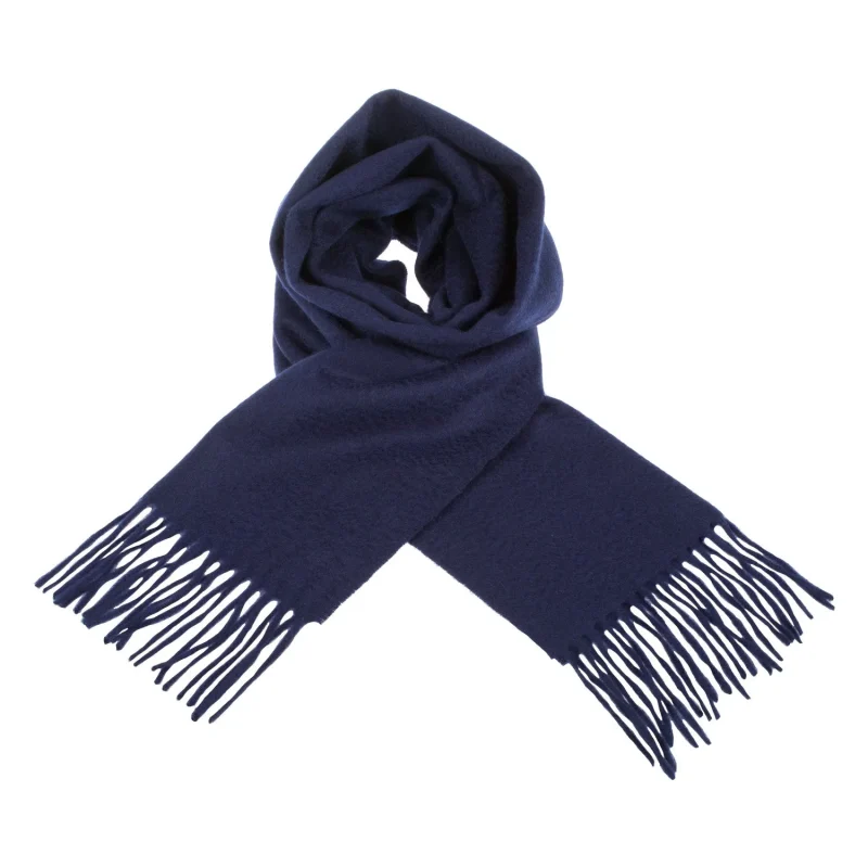 navy edinburgh cashmere scarf