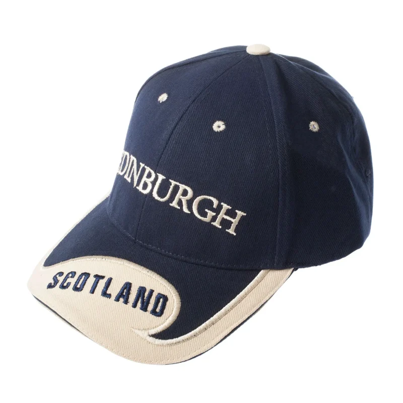 navy edinburgh scotland baseball cap