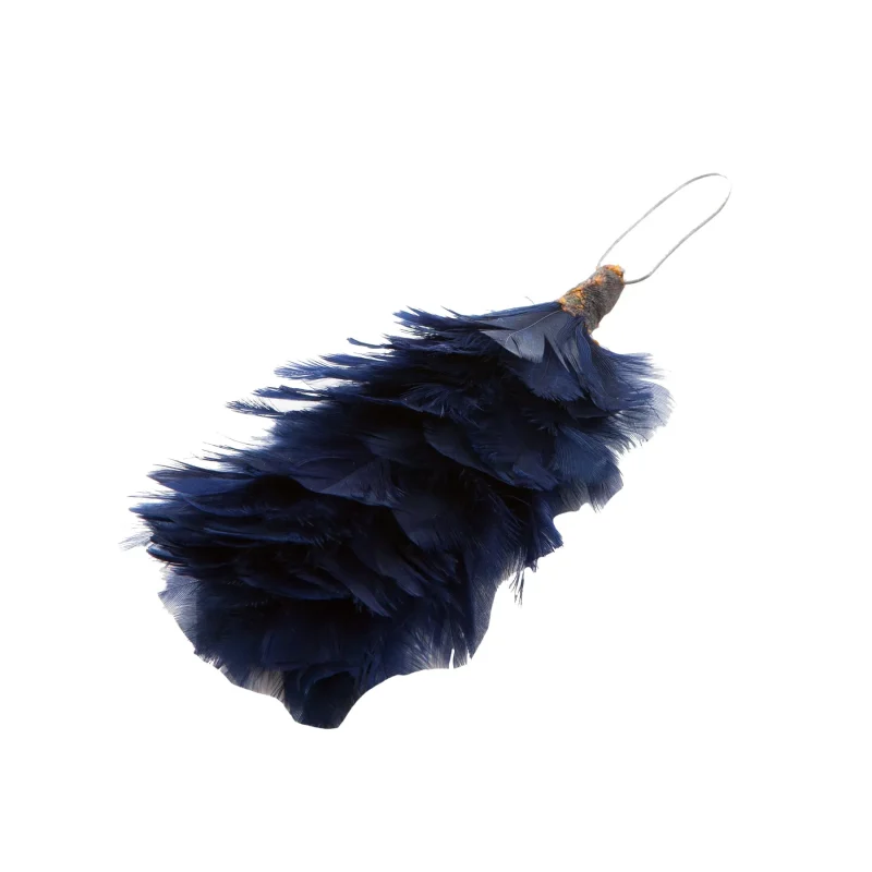 navy glengarry feather hackle for highland wear