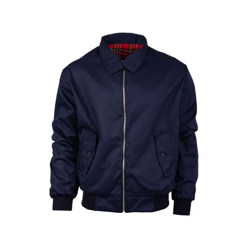 navy harrington jacket for men