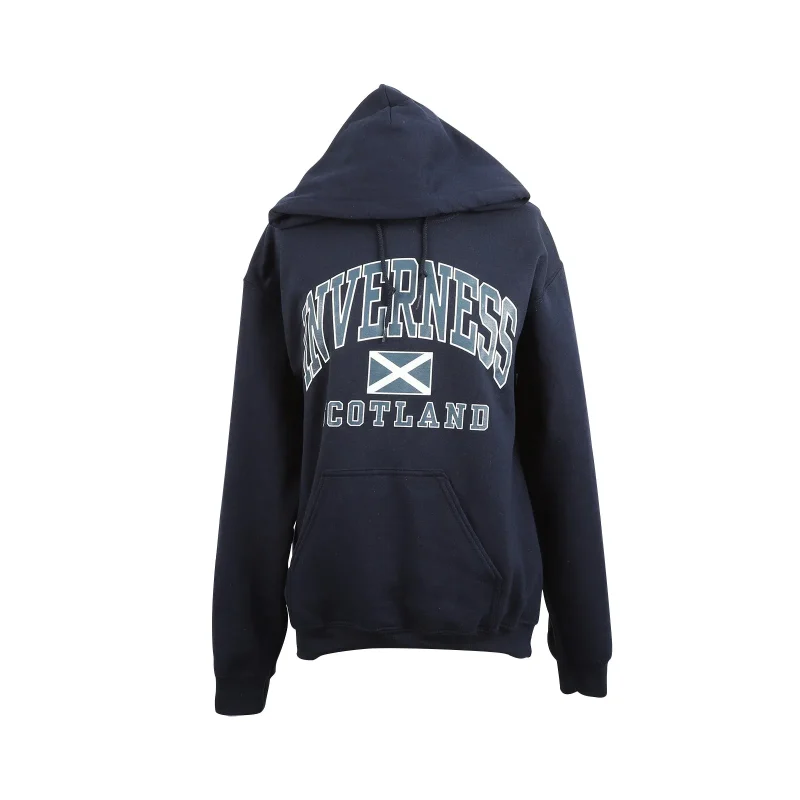 navy inverness harvard hooded top