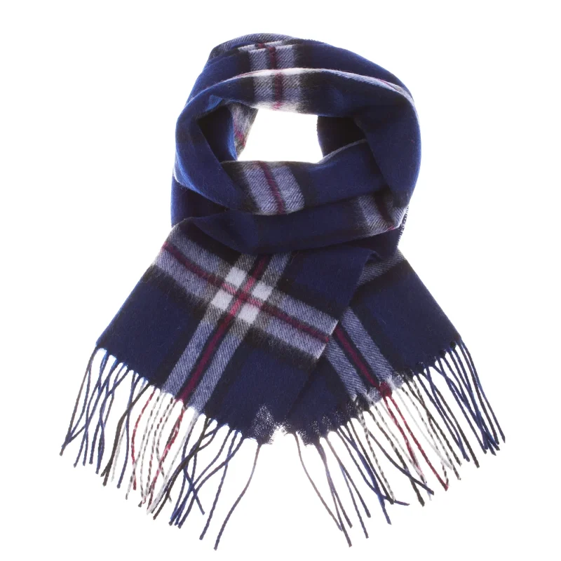 navy lambswool scarf thomson edinburgh