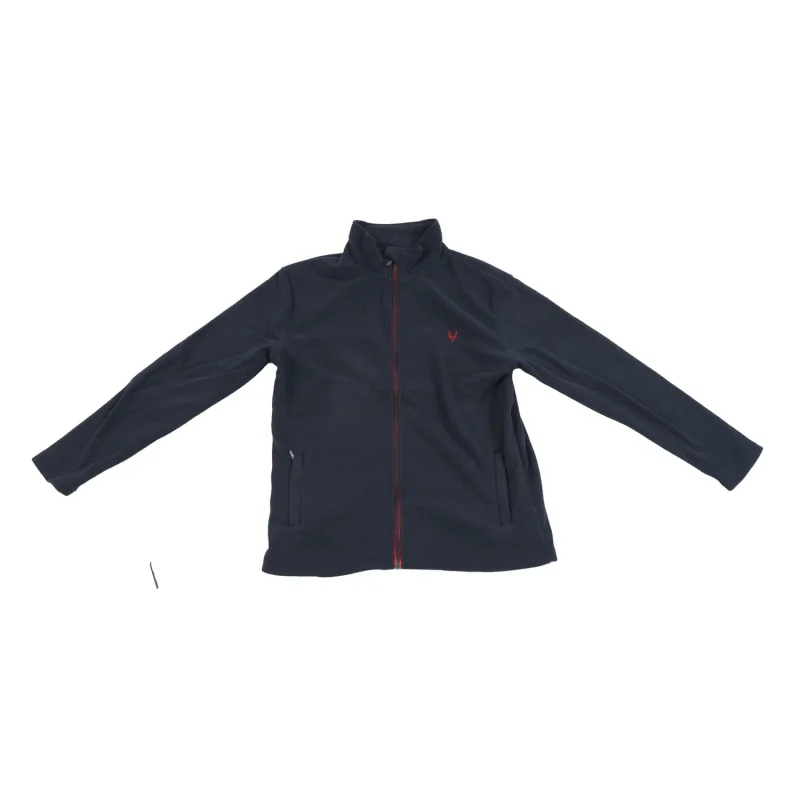 navy men s full zip fleece jacket