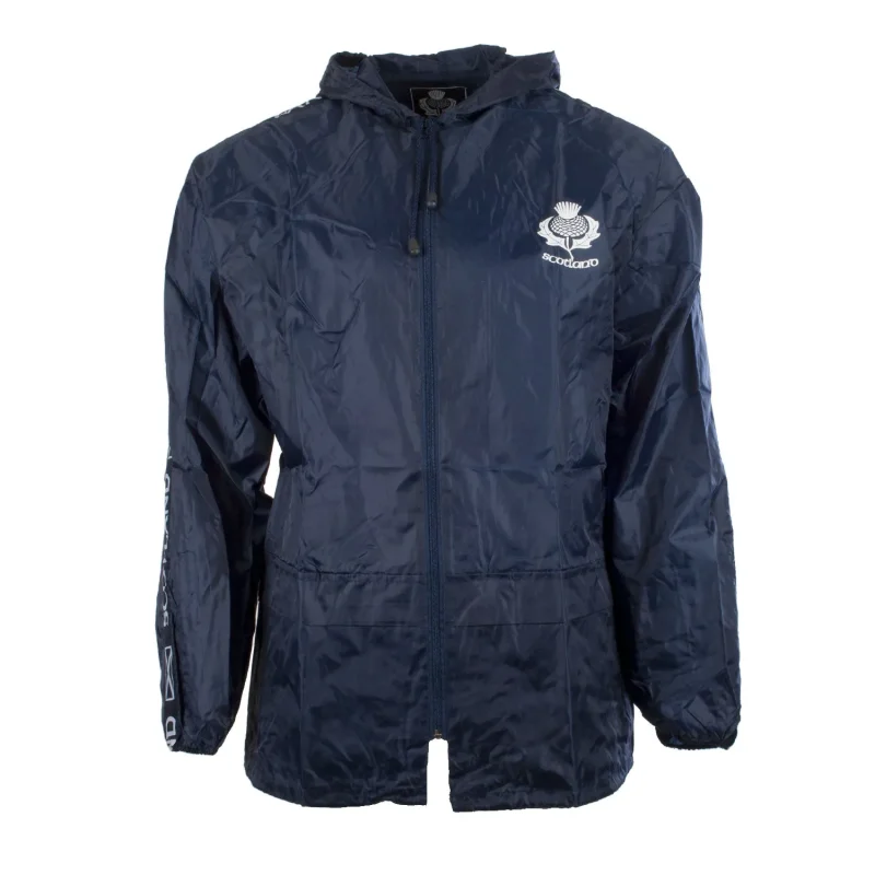 navy thistle waterproof rain jacket for men women