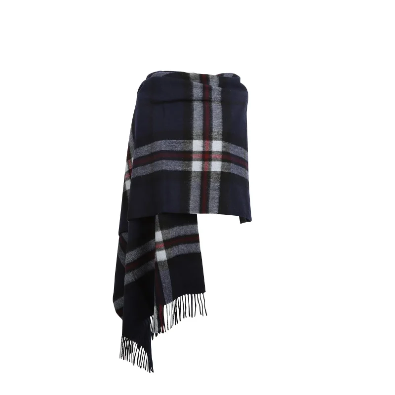 navy thomson lambswool stole edinburgh