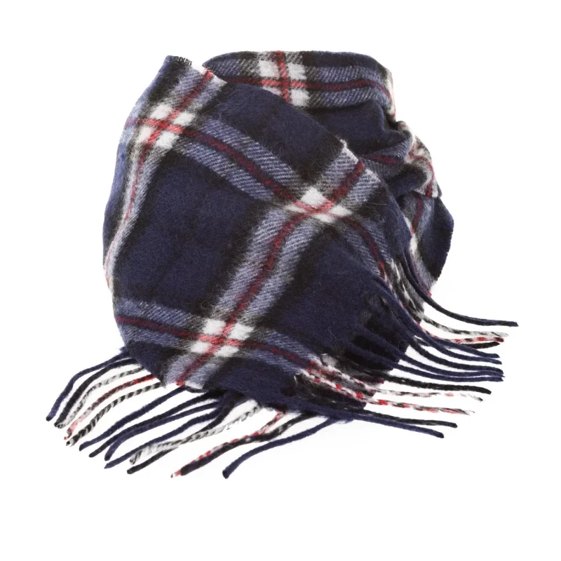 navy thomson mini cashmere scarf edinburgh