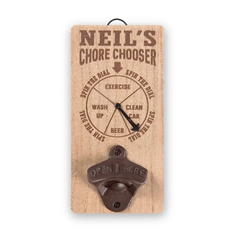 neil s chore chooser bottle opener