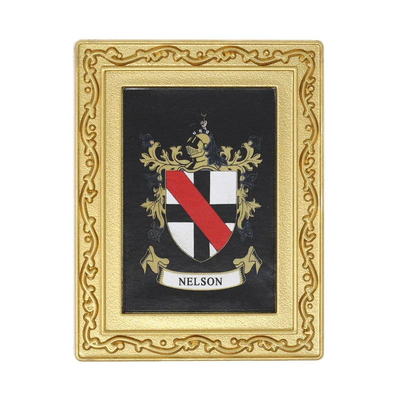 nelson coat of arms fridge magnet