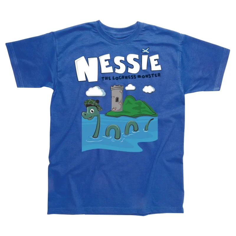 nessie castle kids graphic tee