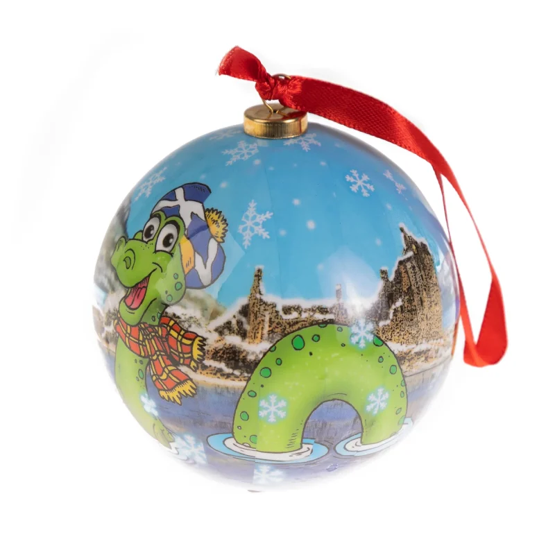 nessie christmas ornament bauble