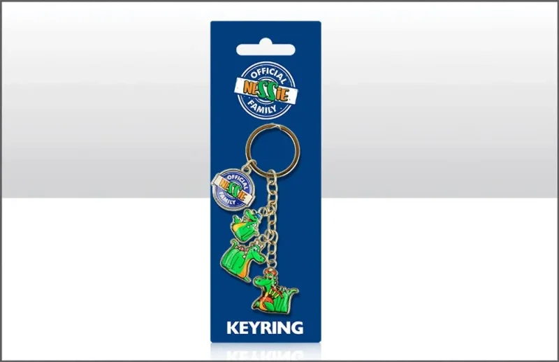 nessie family keyring charm